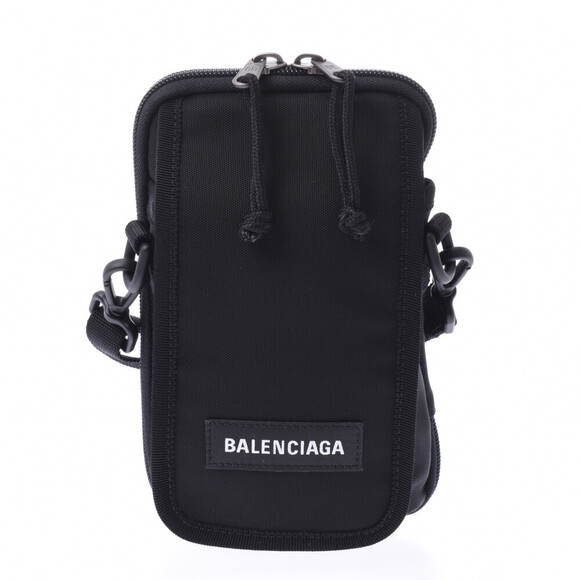 Balenciaga Handbags - BALENCIAGA Explorer Crossbody Bag Black Nylon Shoulder